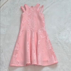 Girls Pink Floral Dress